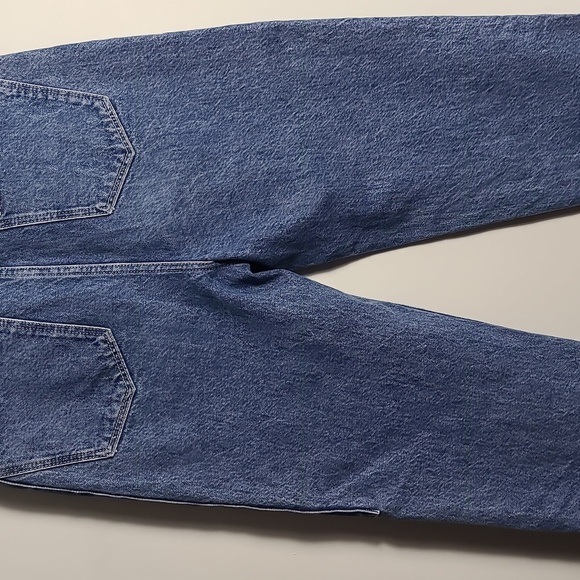 BA&SH Astel Jeans Straight Cut Offs in Indigo Size 2 - Picture 14 of 16